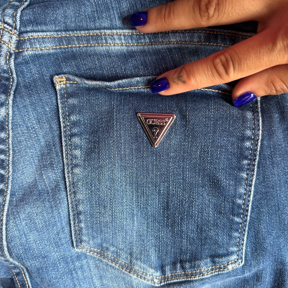 Sexy curvy denim skinny jeans